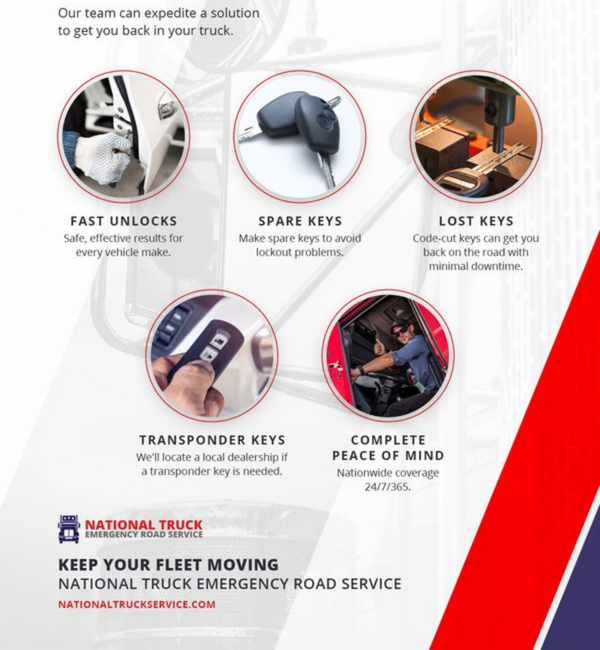 Emergency Locksmith National Truck Offers Big Rig and Semi Unlock Su